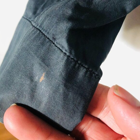 Black Jack jacket black zip up with pockets size small length 23" bust 16" READ - Picture 8 of 10